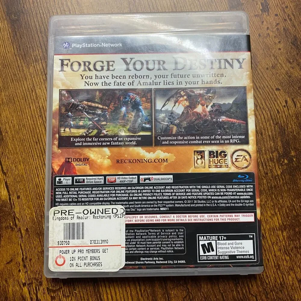 Kingdoms of Amalur Reckoning - Sony PlayStation 3